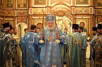 Архиерейское богослужение в Троицком храме г. Старая Купавна 